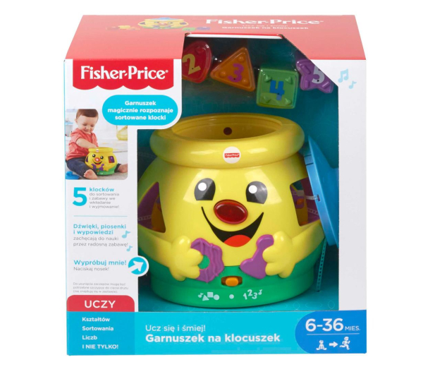 Fisher-Price Garnuszek na klocuszek - 155022 - zdjęcie 2